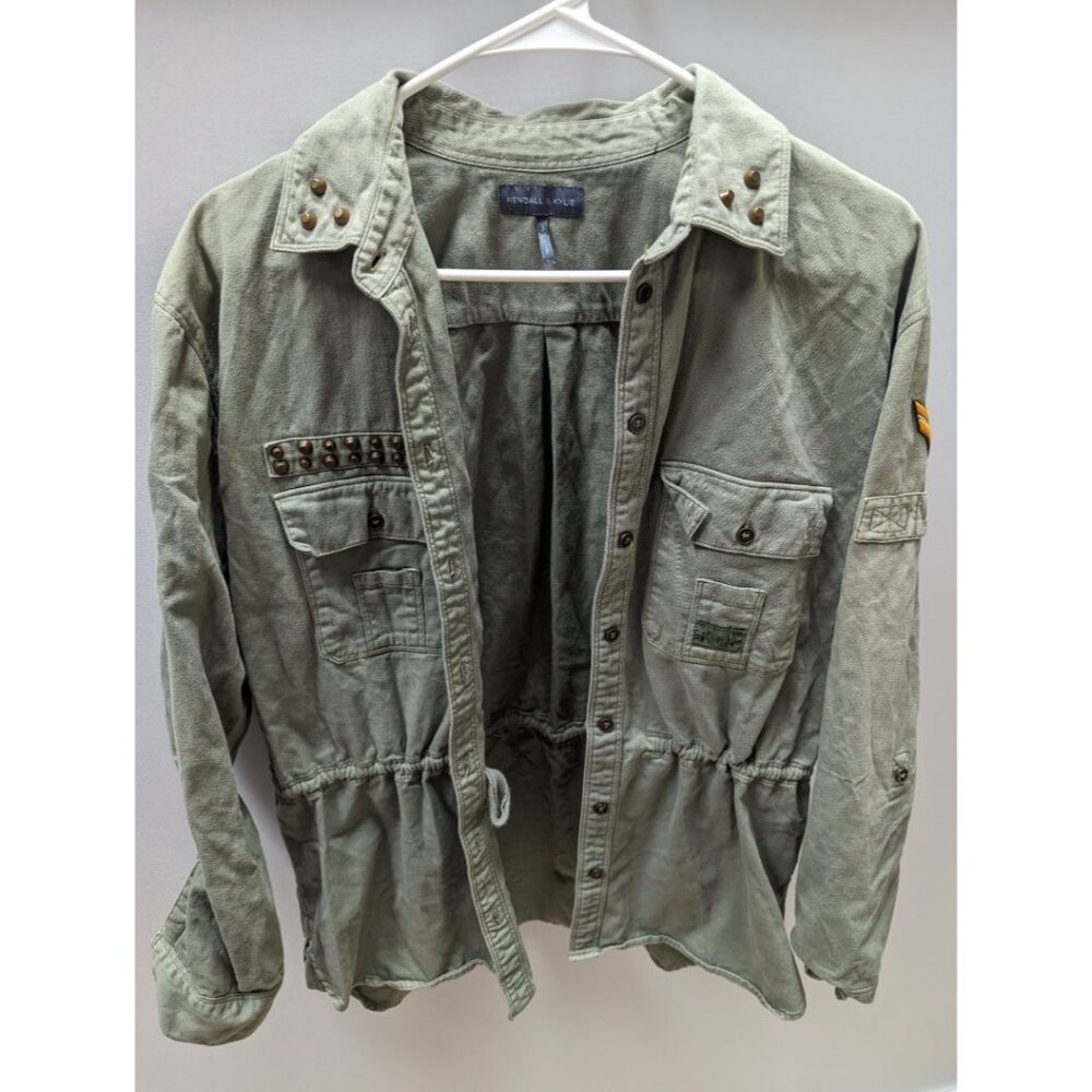 Kendall & Kylie Olive Drawstring Jacket